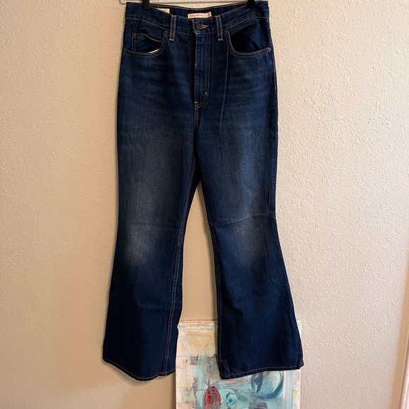 Levi's High Rise Dark Indigo Jeans - Picture 2 of 4
